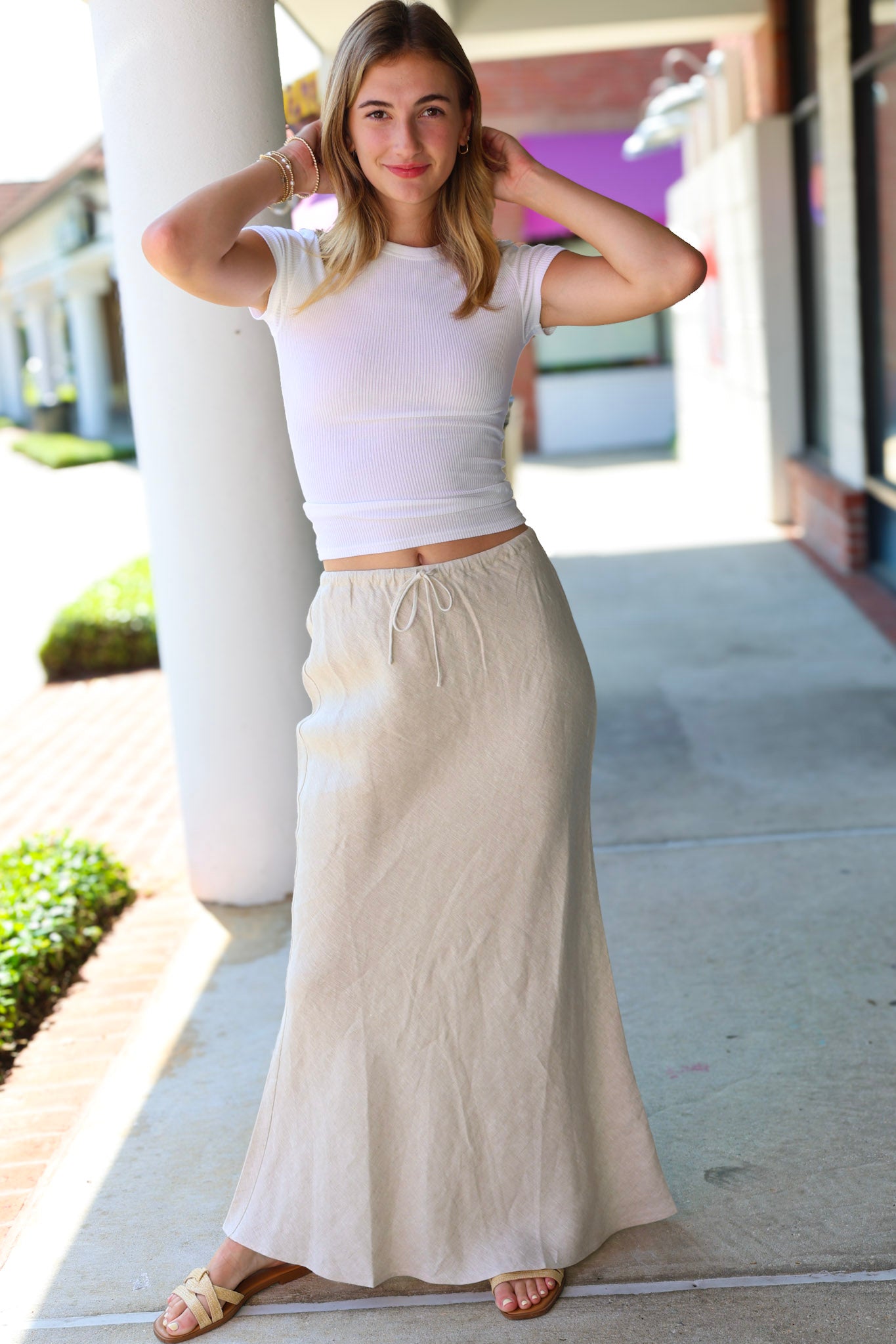 Amani Linen Skirt
