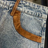Denim Mini Skirt