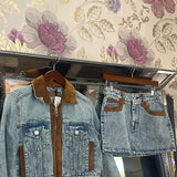 Denim Mini Skirt