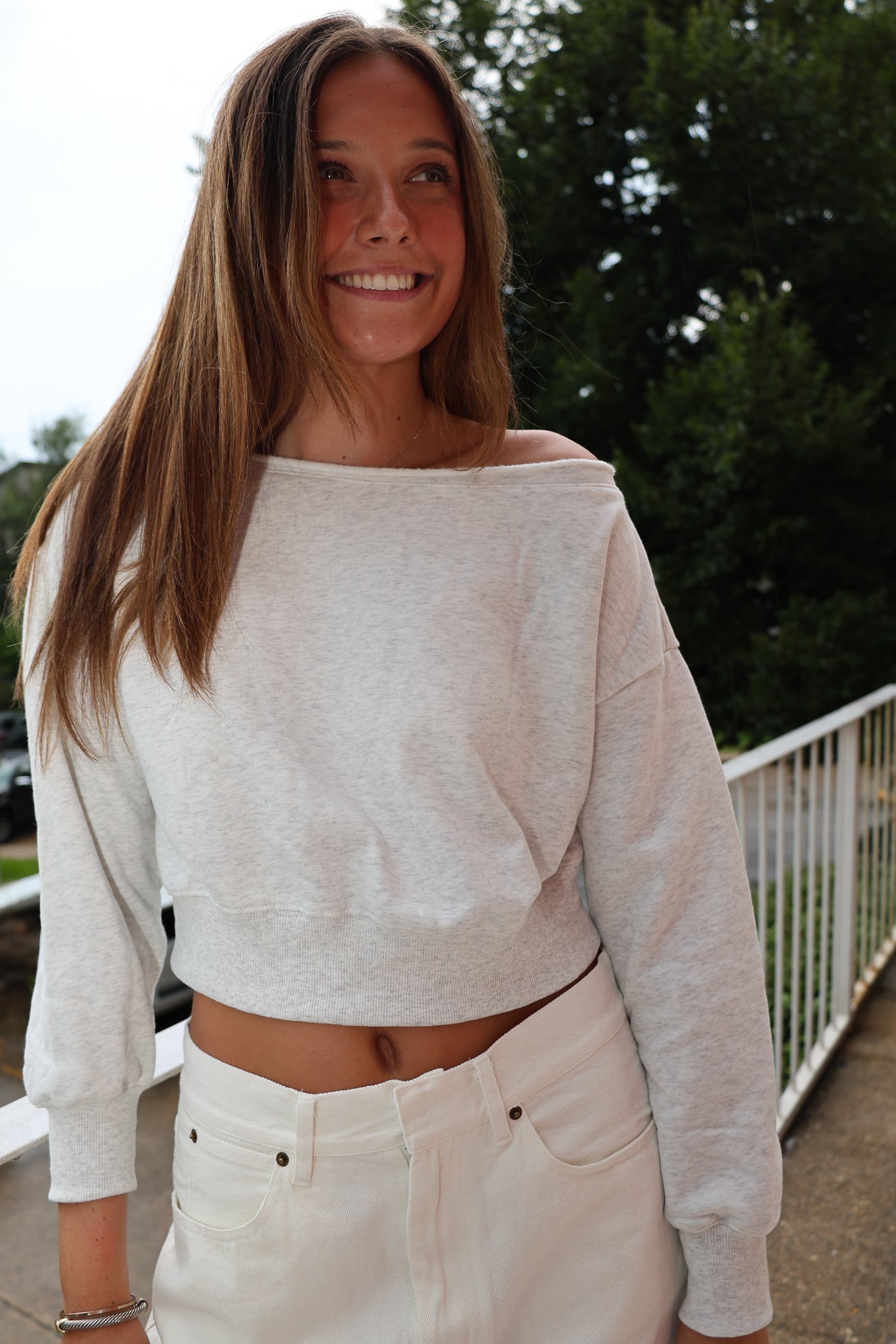 Alina Cropped Sweatshirt