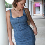 Denim Mini Dress
