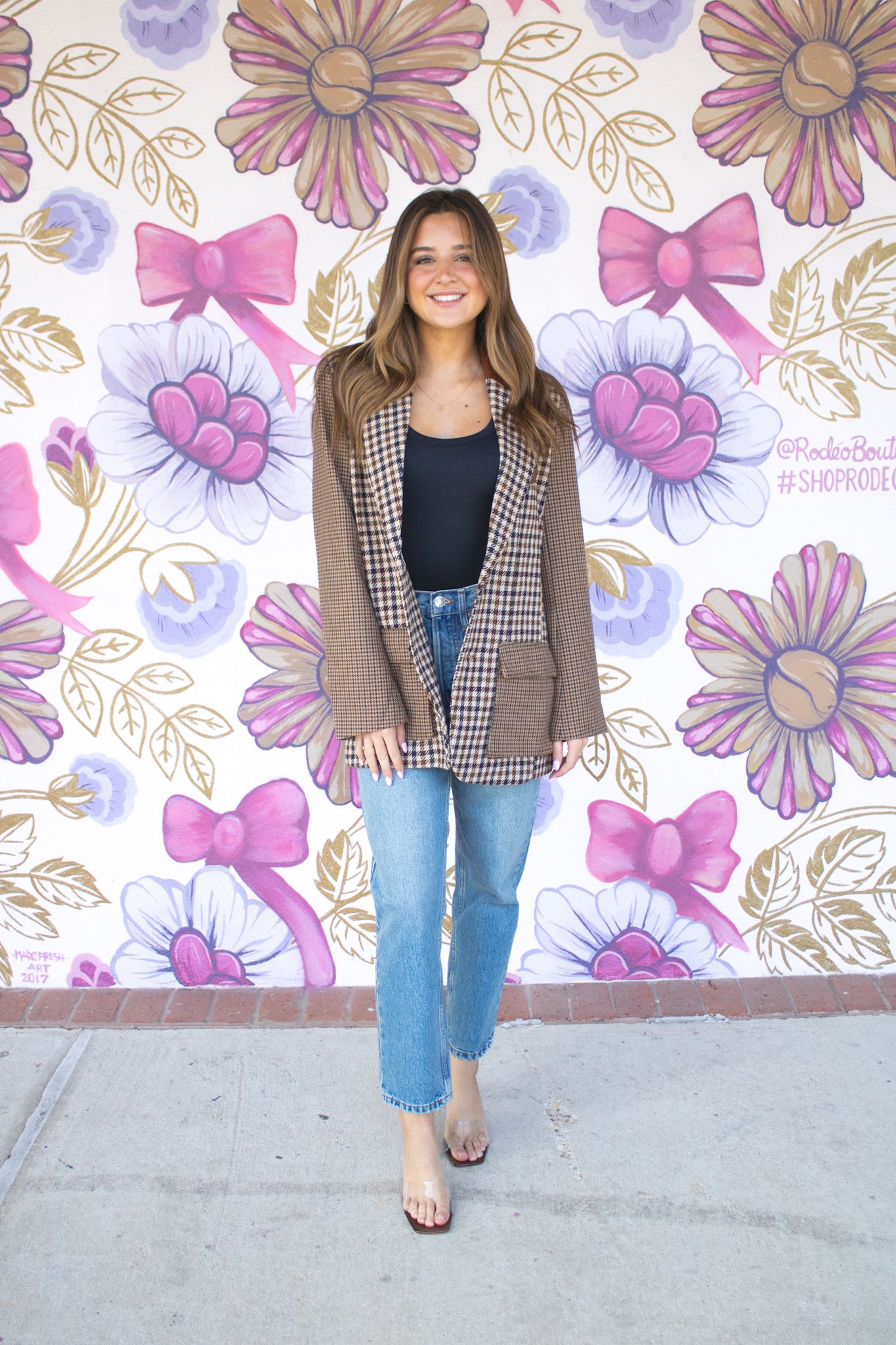 Plaid Oversized Blazer