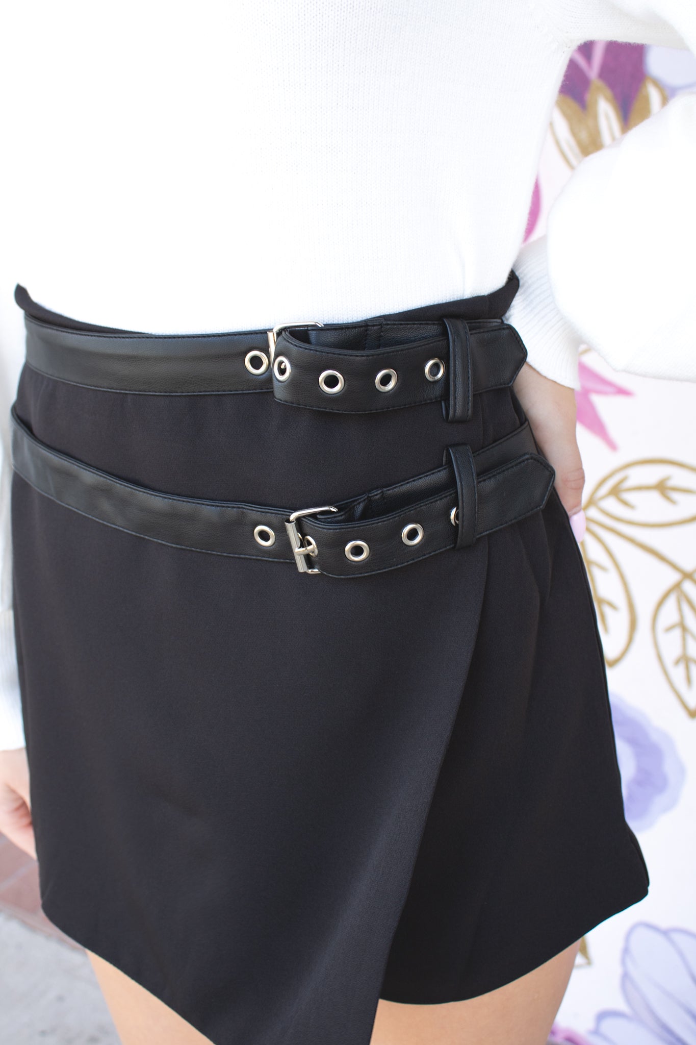 Buckle Skort