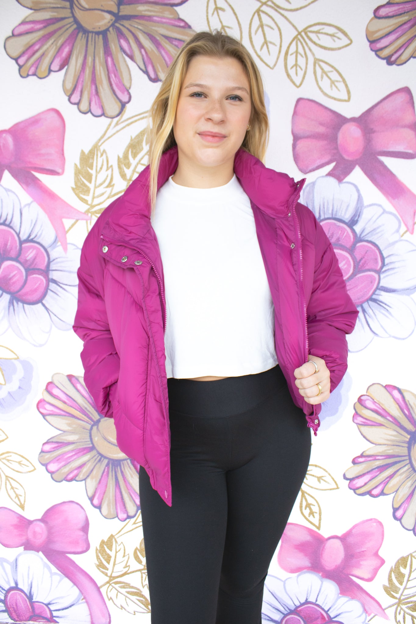Purple Puffer Jacket