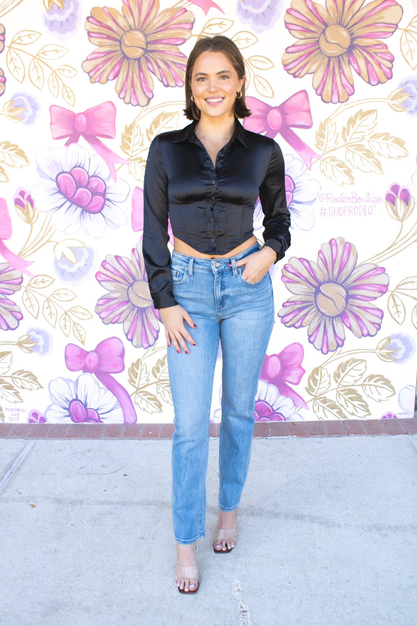 Madison Collar Top