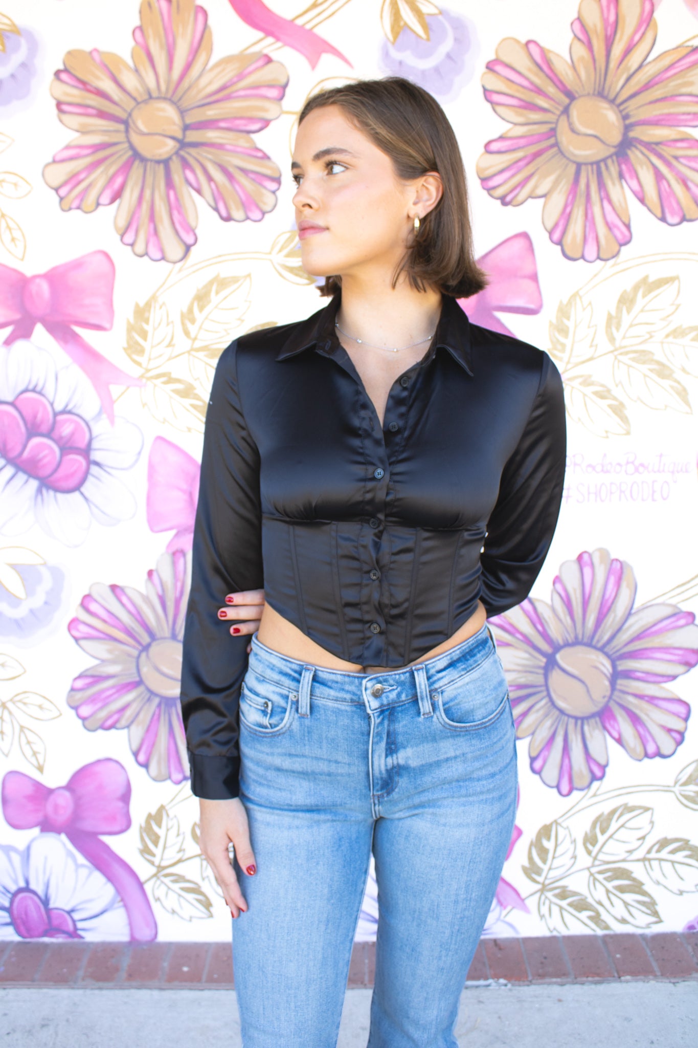 Madison Collar Top