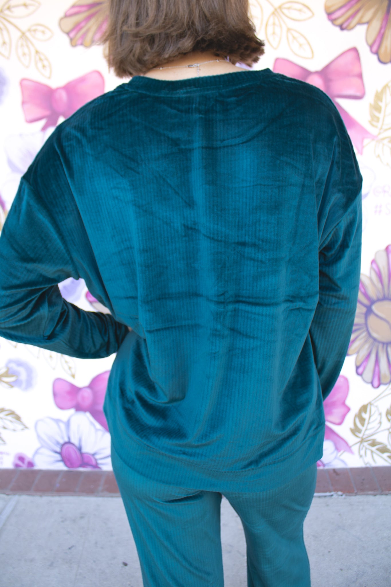 Night In Velour Top
