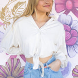 Z Supply Tie Front Top
