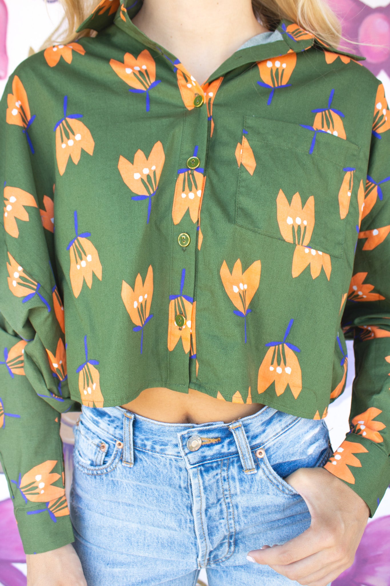 Cassie Ruffle Top