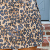 Leanne Leopard Skirt