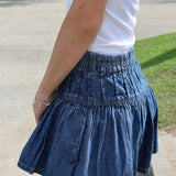 Roselle Denim Mini