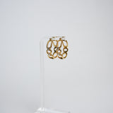 Two Tone Chain Hoops