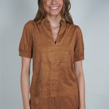 Suede Faux The Record Short