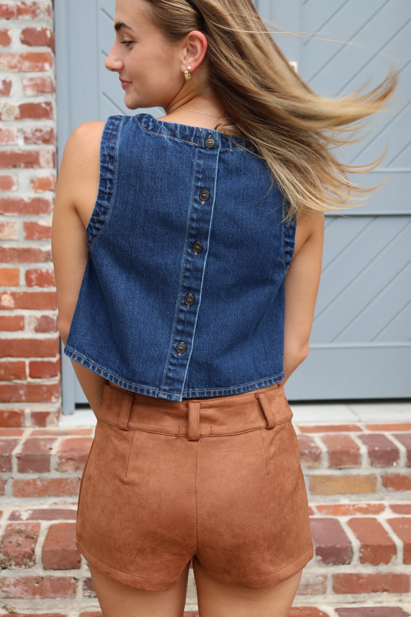 Sia Denim Top