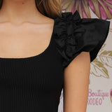 Ace Ruffle Top