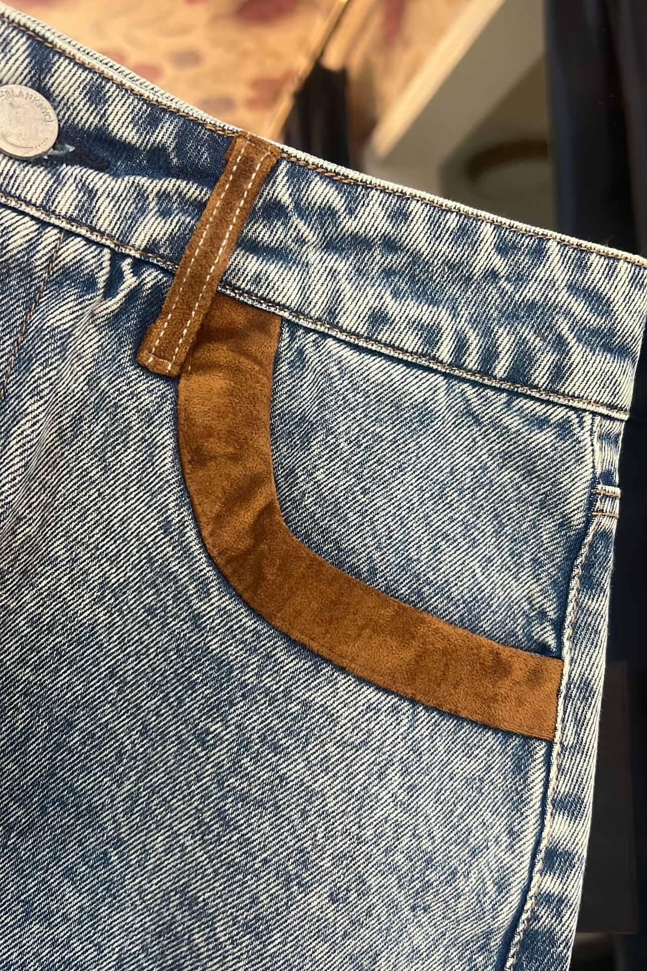 Denim Mini Skirt