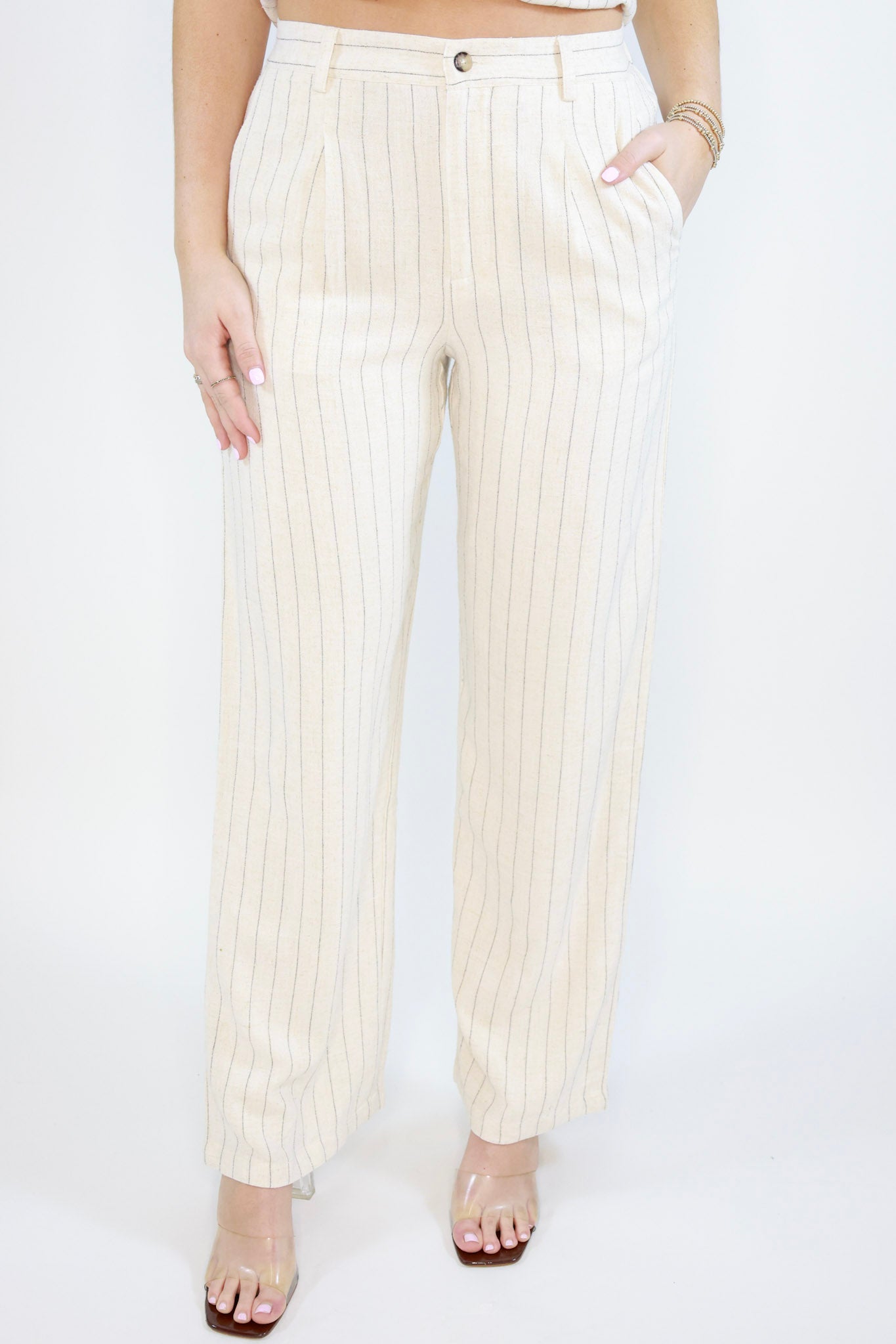 Bennett Pinstripe Pant