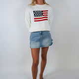 American Flag Sweater