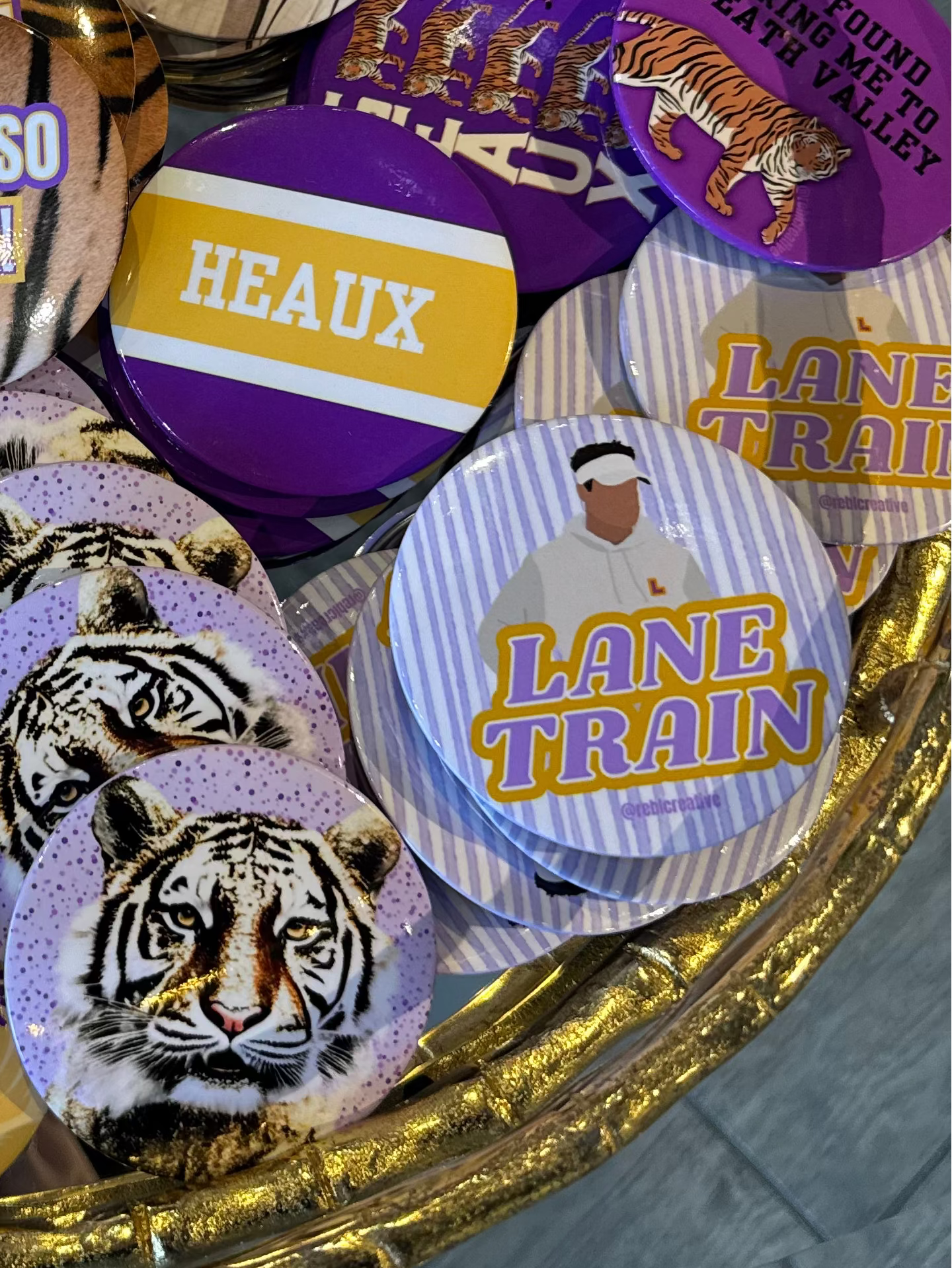 Game Day Button - Lane Train
