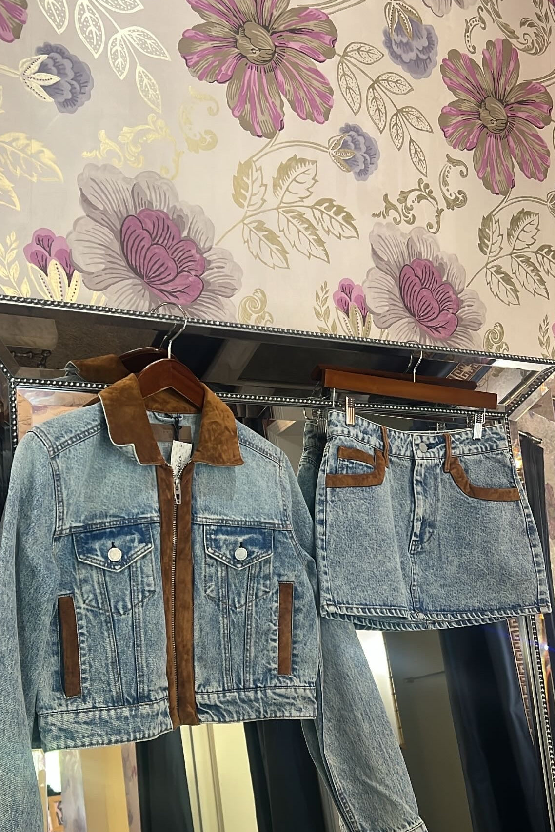 Denim Mini Skirt