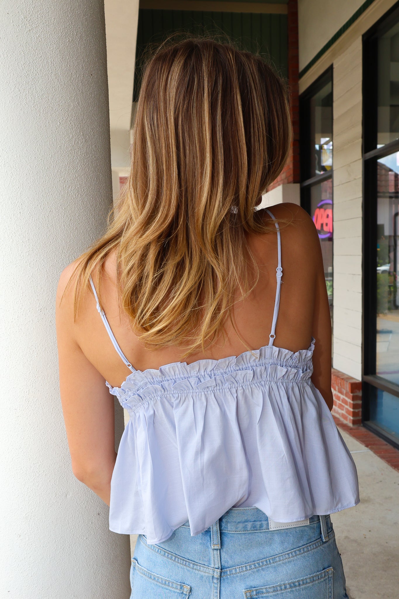Allyson Ruffle Top