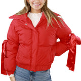 Bow Puffer Jacket