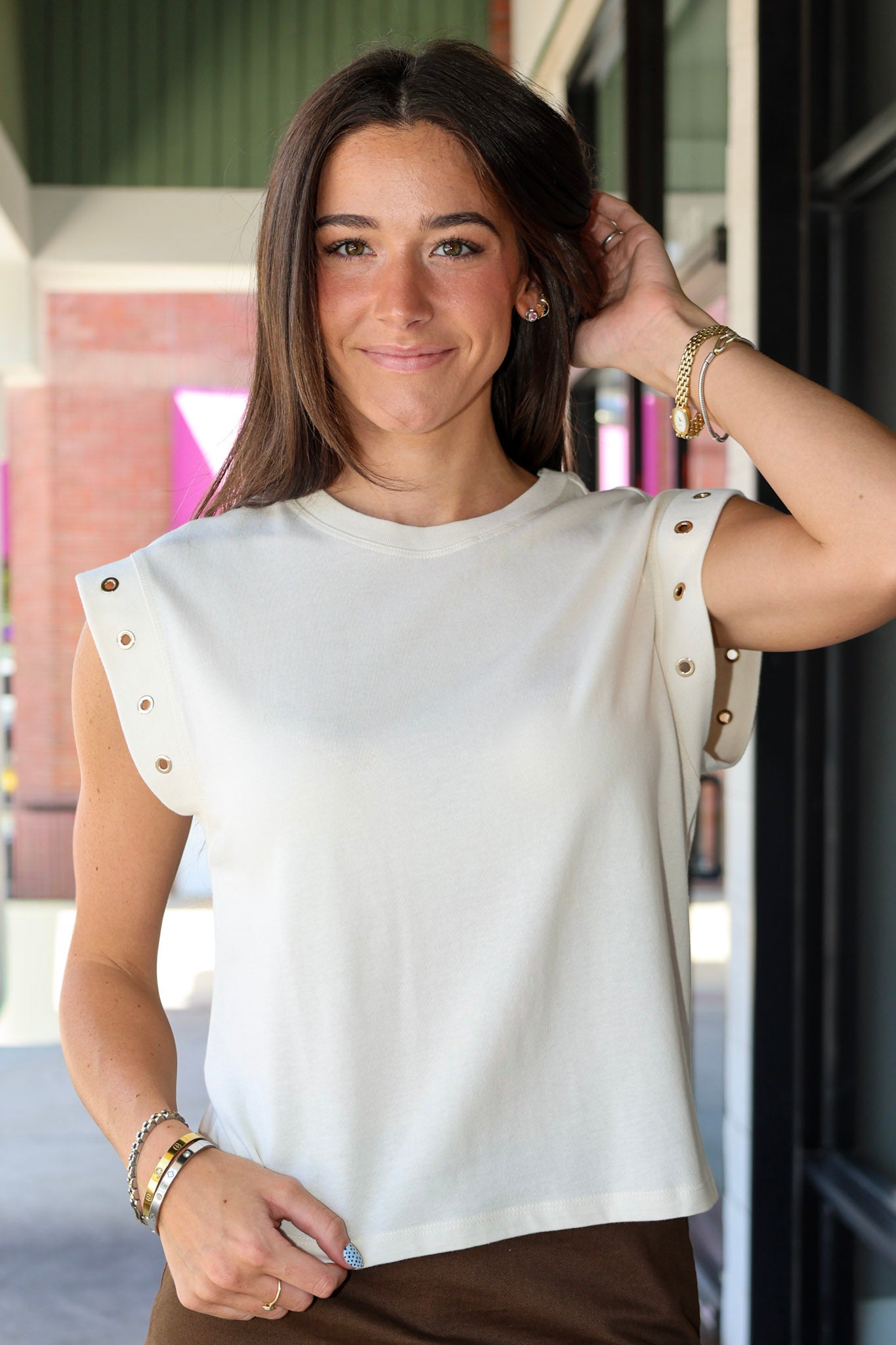 Camino Grommet Tee