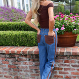 Caroline Denim Pant