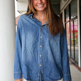 Erin Button Up Top