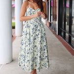 Destene Dress, NIA floral midi dress at Rodeo Bouitique