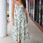 Destene Dress, NIA floral midi dress at Rodeo Bouitique