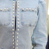 Emilie Pearl Denim Jacket