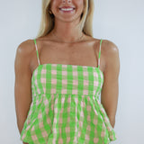 Mia Plaid Tank