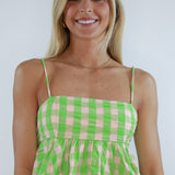 Mia Plaid Tank