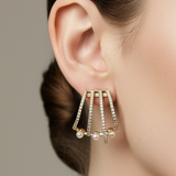 Darling Pearl Spark Earrings
