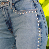 Good Icon Studded Jeans
