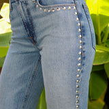 Good Icon Studded Jeans