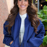 Ellie Satin Bomber