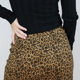 Haley Leopard Skirt