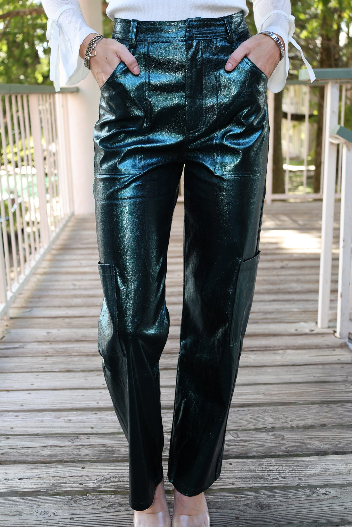 Holly Metallic Pants