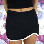 Terry Skort- Black