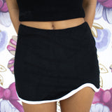 Terry Skort- Black