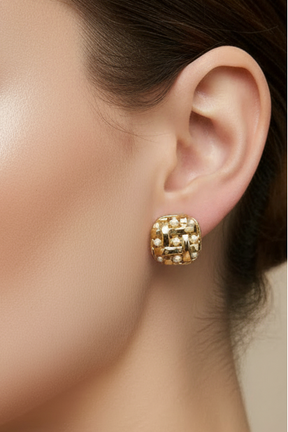 Basket Earrings - Small