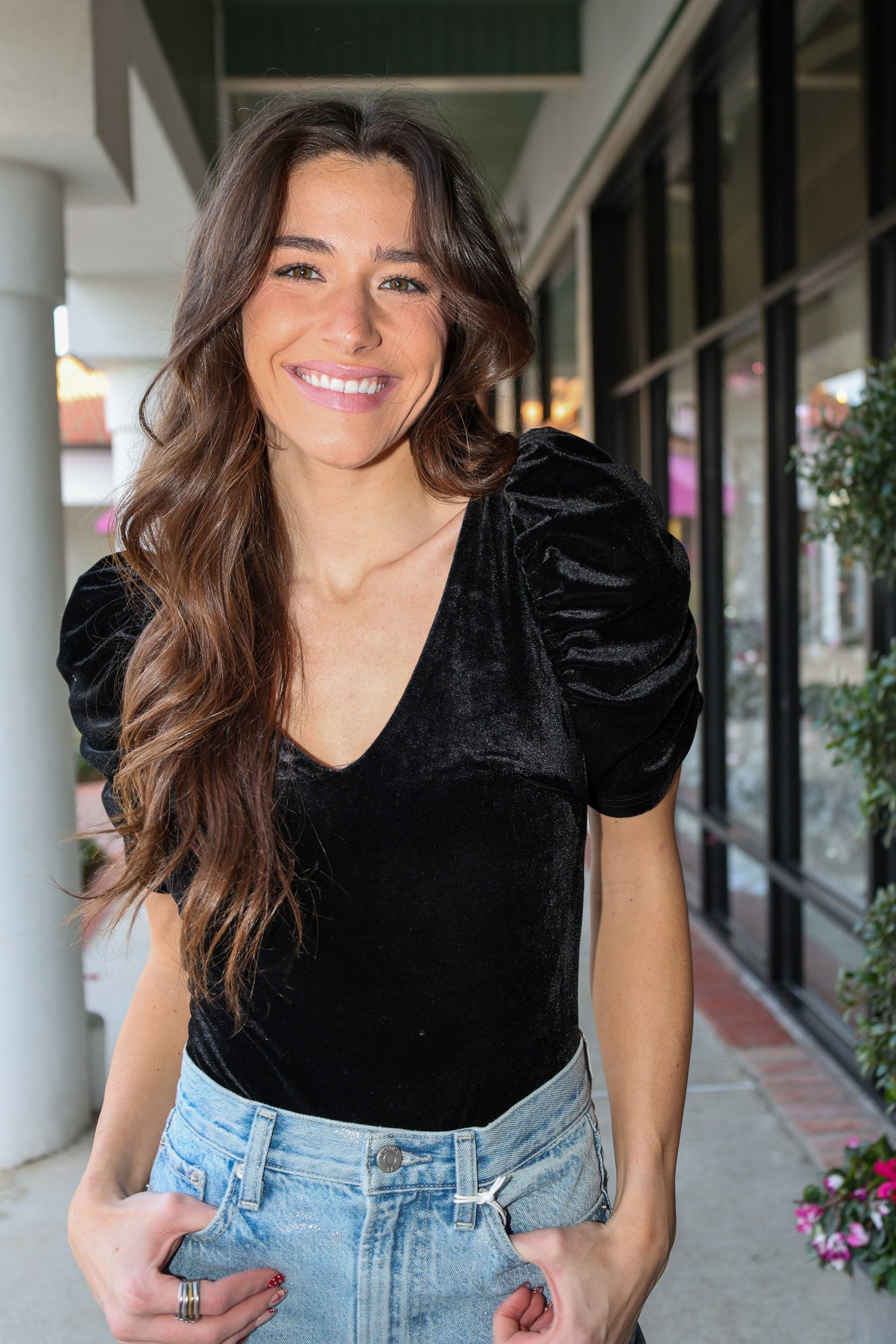 Kylie Velvet Bodysuit