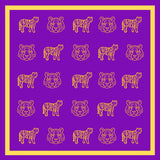 LSU Bandana Scarf