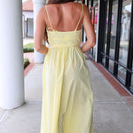 Maubois yellow midi dress by Deluc 