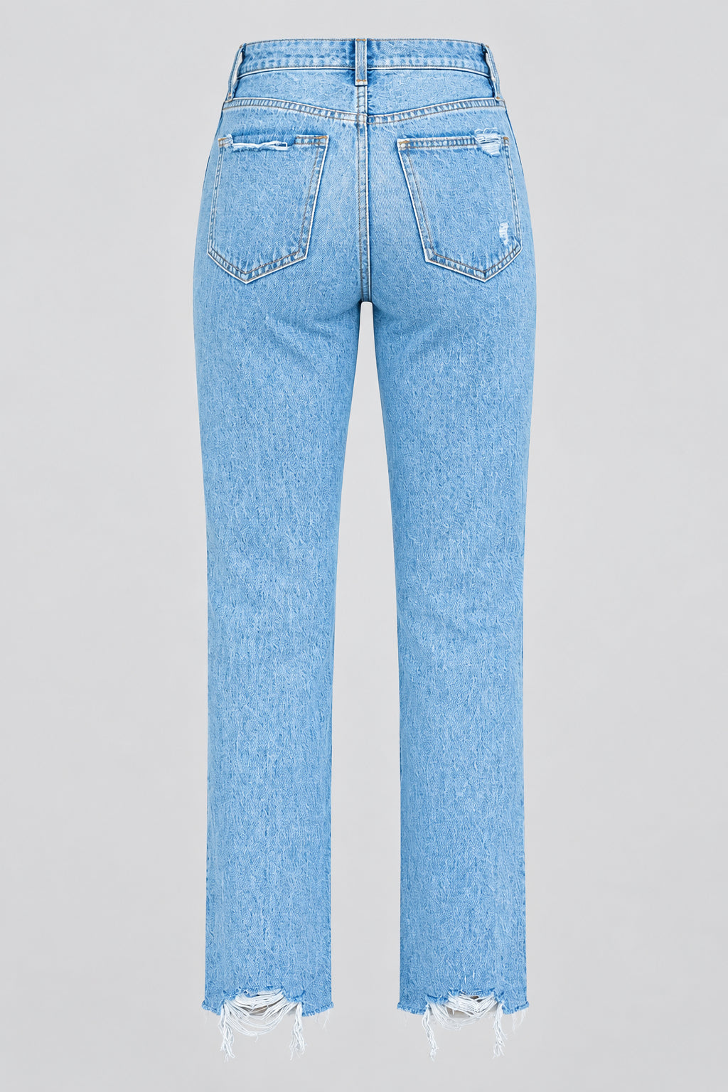 PISTOLA Distressed Jeans Back View