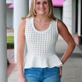 Anna Peplum Sweater