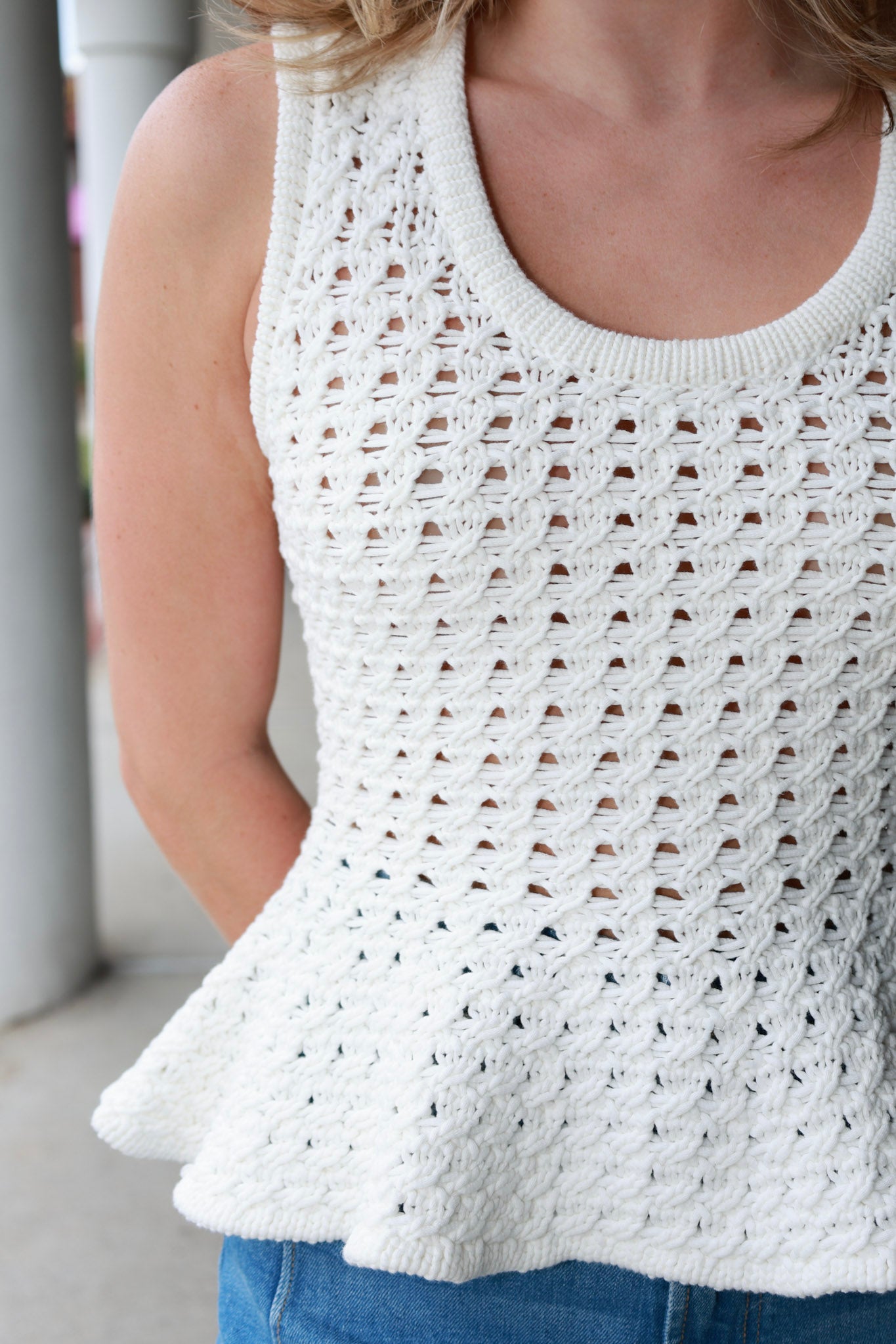 Anna Peplum Sweater