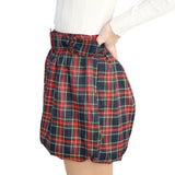 Plaid Bubble Skirt